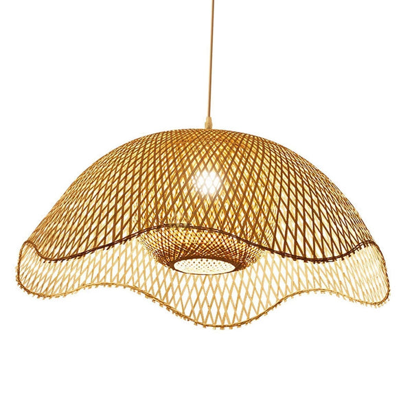 Handwoven Bamboo Pendant Light