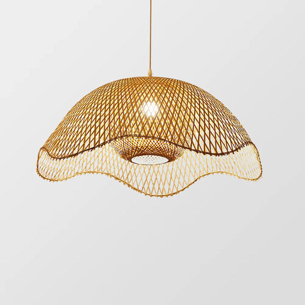 Handwoven Bamboo Pendant Light