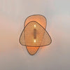 Cane Weave Wall Light