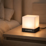 1ST LIGHTING Modern Cube USB Table Lamp –Grey