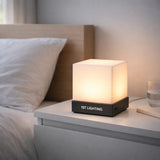 1ST LIGHTING Modern Cube USB Table Lamp –Grey