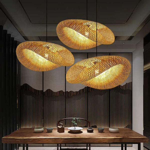 Modern Bamboo Pendant Lamp