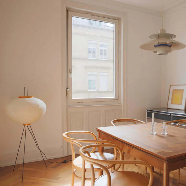 Oriental Paper Shade Lamp
