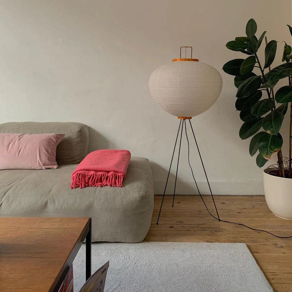 Oriental Paper Shade Lamp