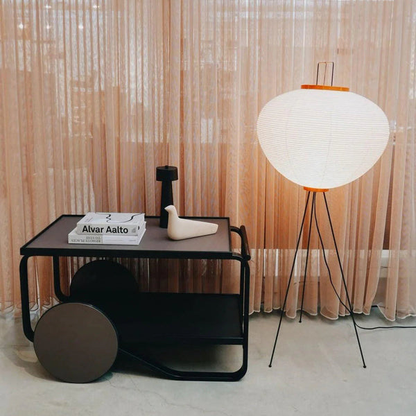 Oriental Paper Shade Lamp