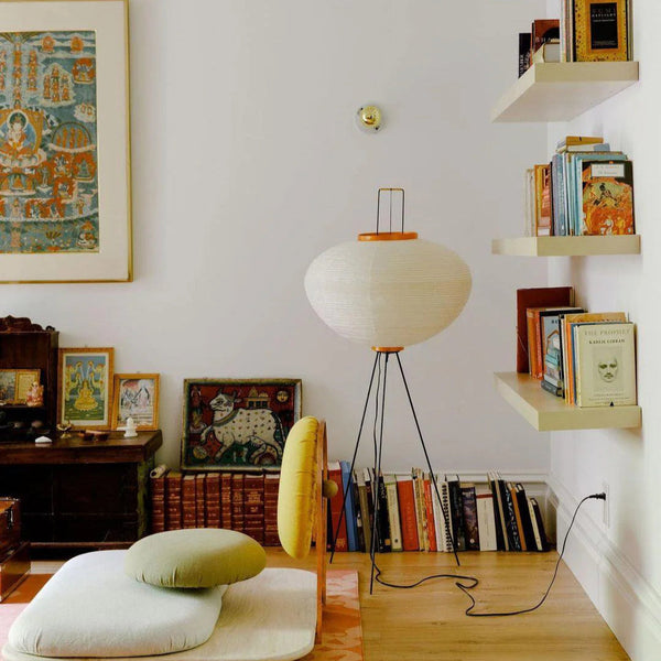 Oriental Paper Shade Lamp