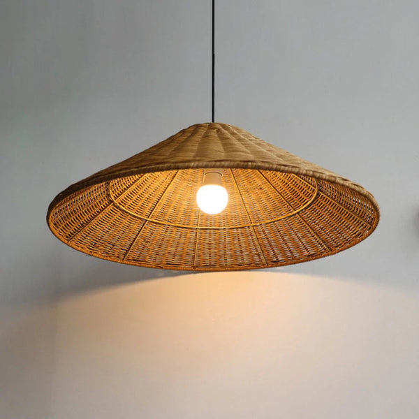 Bamboo And Rattan Woven Japanese Style Vintage Living Room Dining Room Tea Room Chandelier