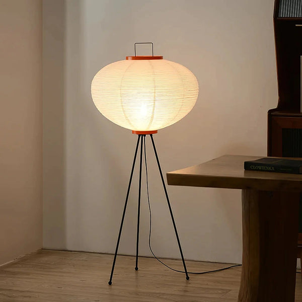 Oriental Paper Shade Lamp