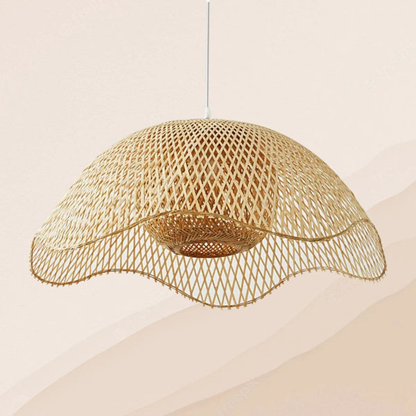 Handwoven Bamboo Pendant Light