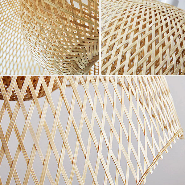 Handwoven Bamboo Pendant Light