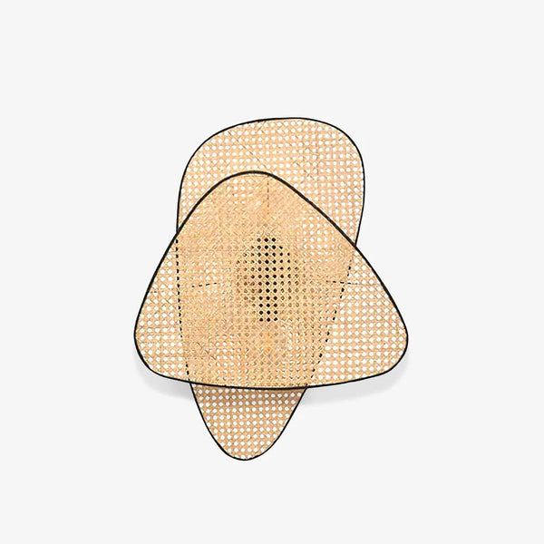 Cane Weave Wall Light