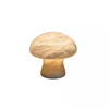 Designer Alabaster Mushroom Table Lamp with Hidden LED Light