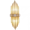Luxury Brass Crystal Wall Sconce for Bedroom and Living Room